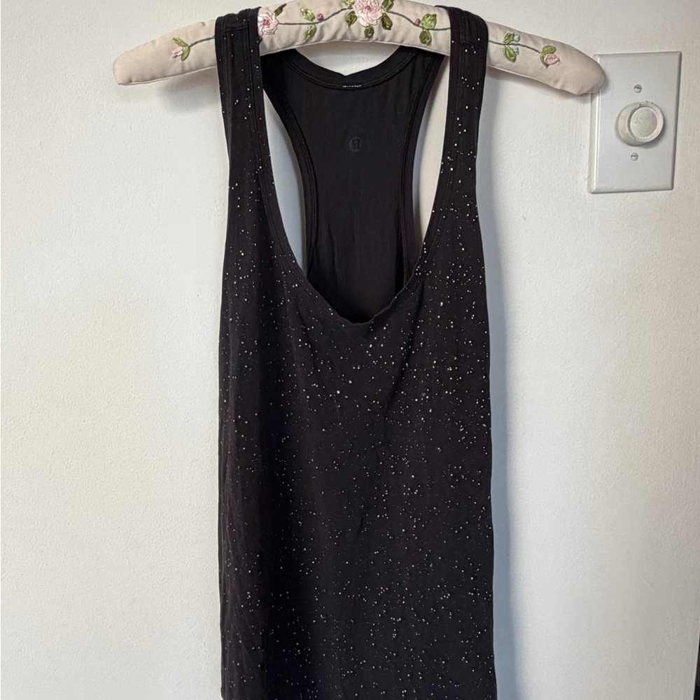 Lululemon Black Speckled Women's Tank Top